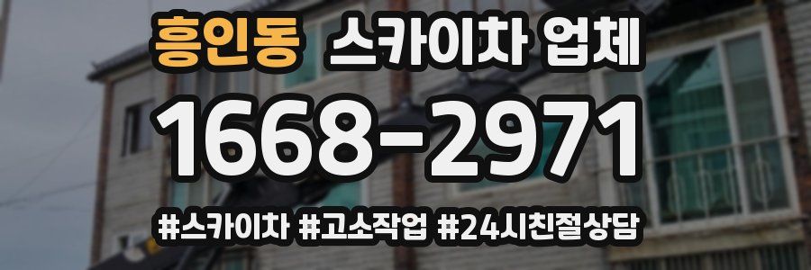 흥인동 스카이차 업체