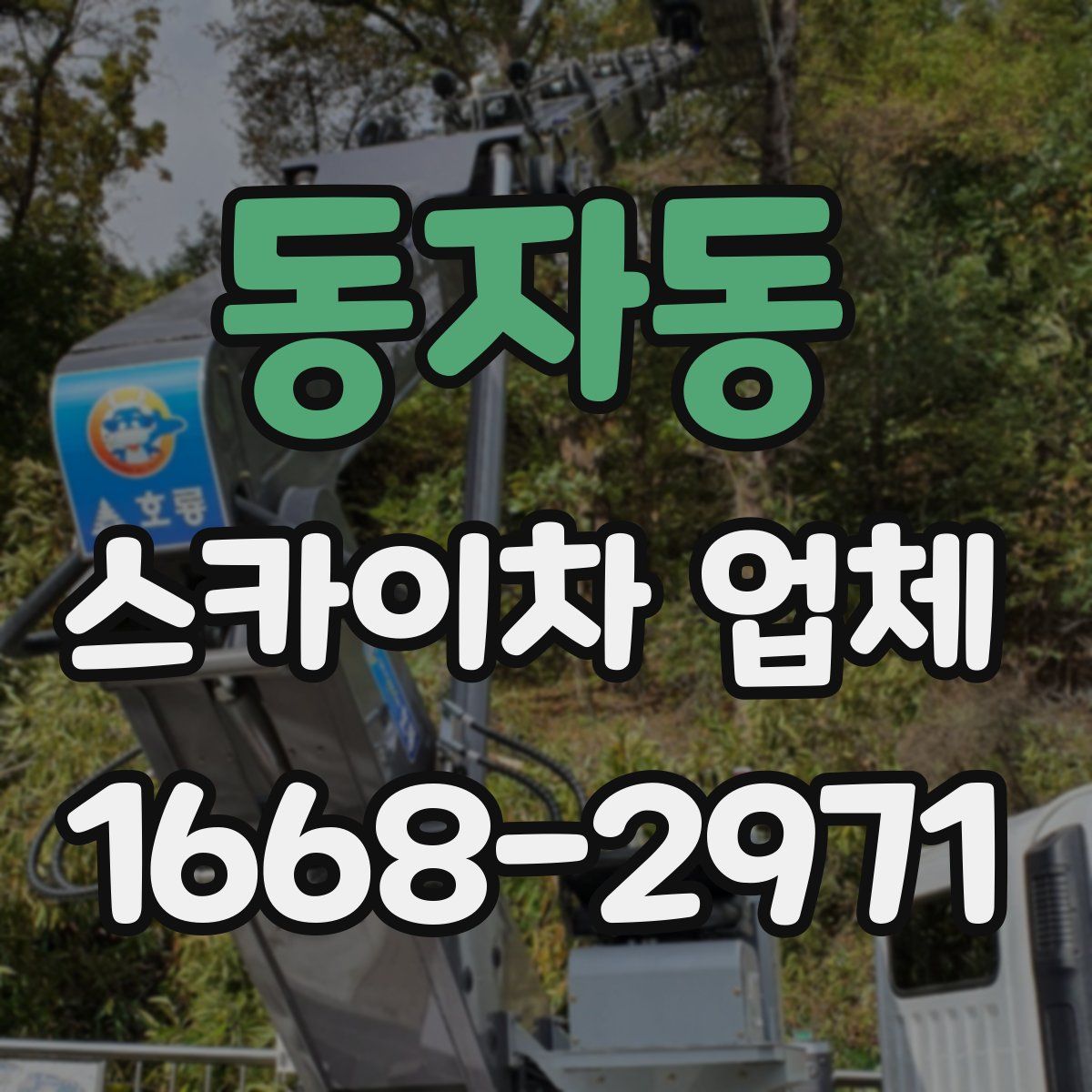 동자동 스카이차 업체