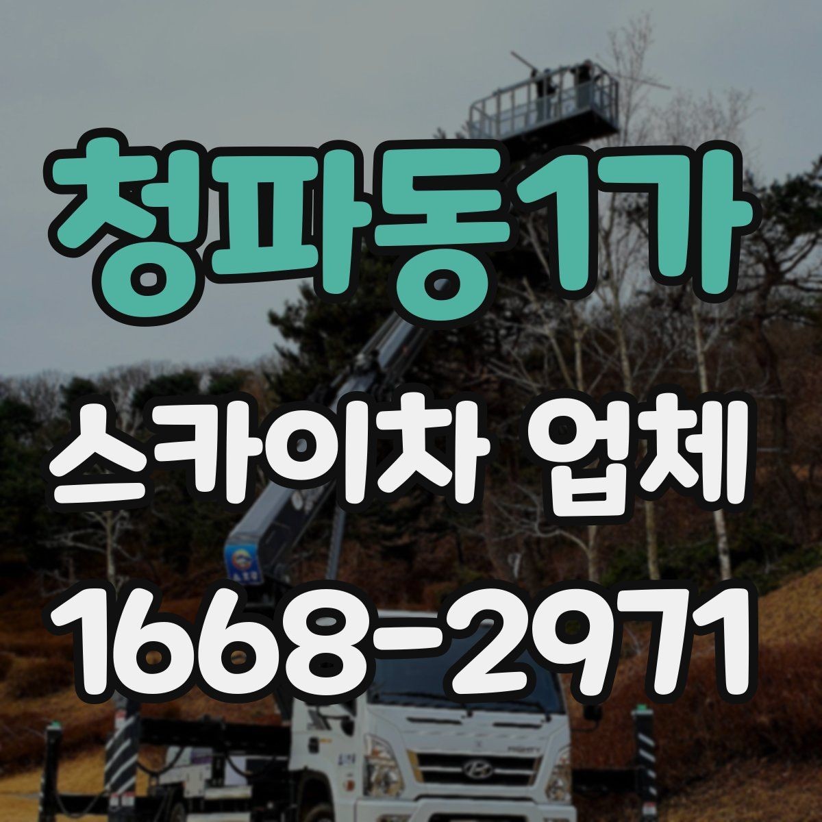 청파동1가 스카이차 업체 서비스 범위를 이해하는 방법