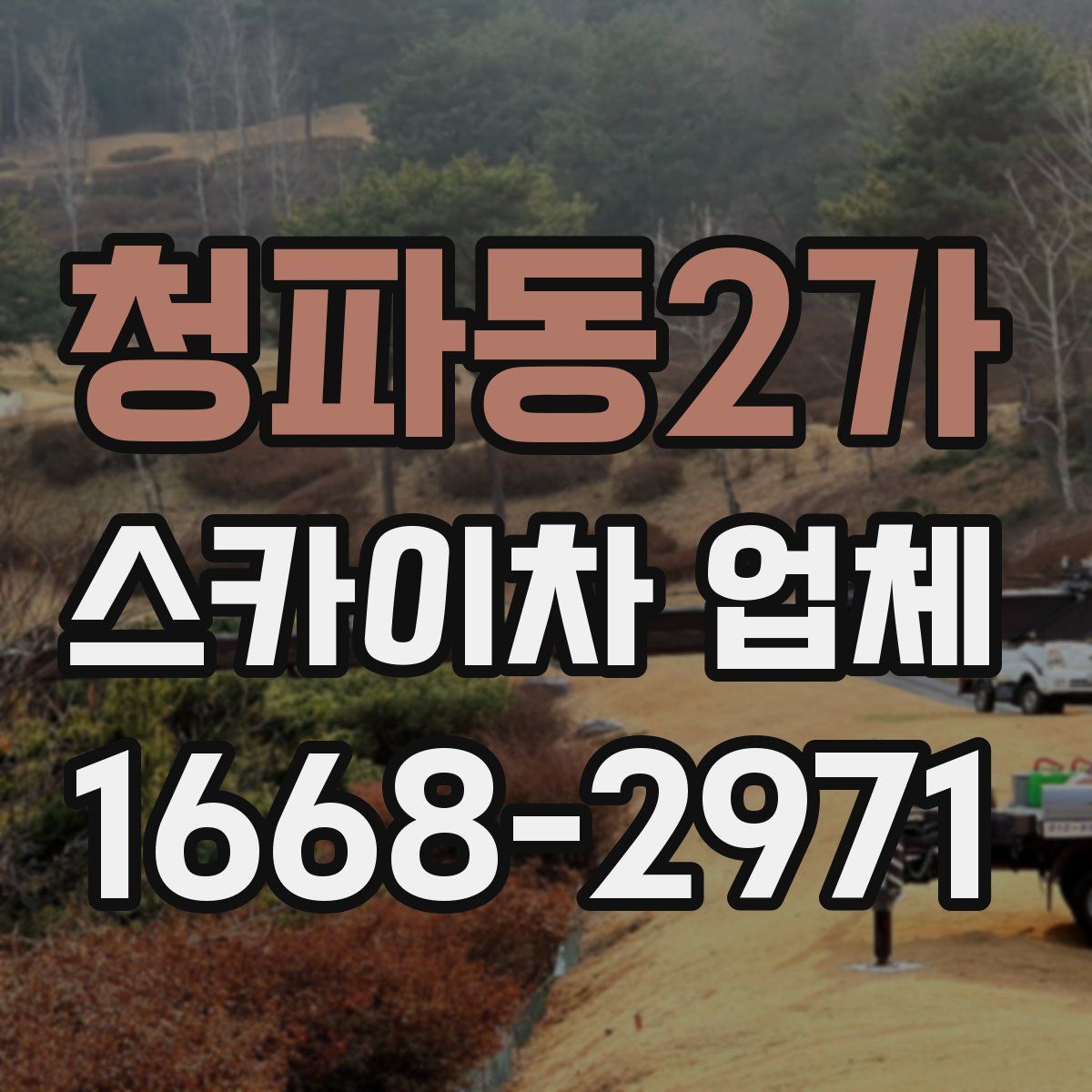 청파동2가 스카이차 업체
