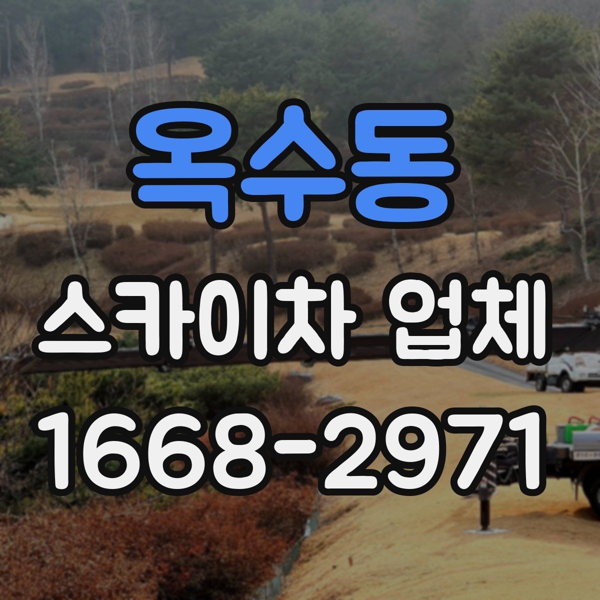 옥수동 스카이차 업체 작업 사례로 보는 활용 분야