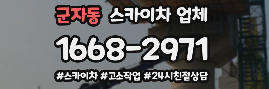 군자동 스카이차 업체