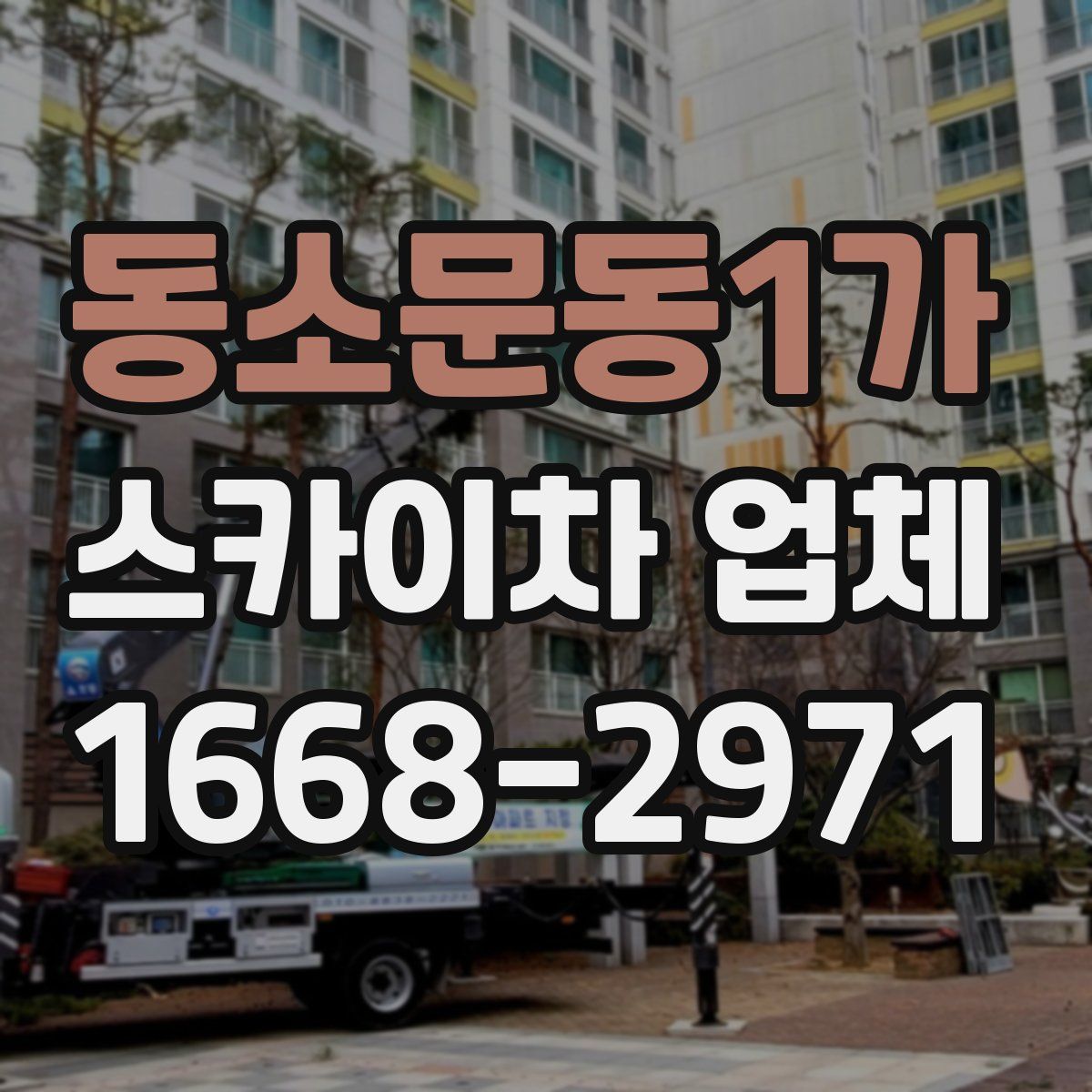 동소문동1가 스카이차 업체