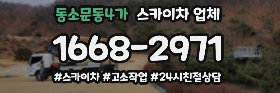 동소문동4가 스카이차 업체