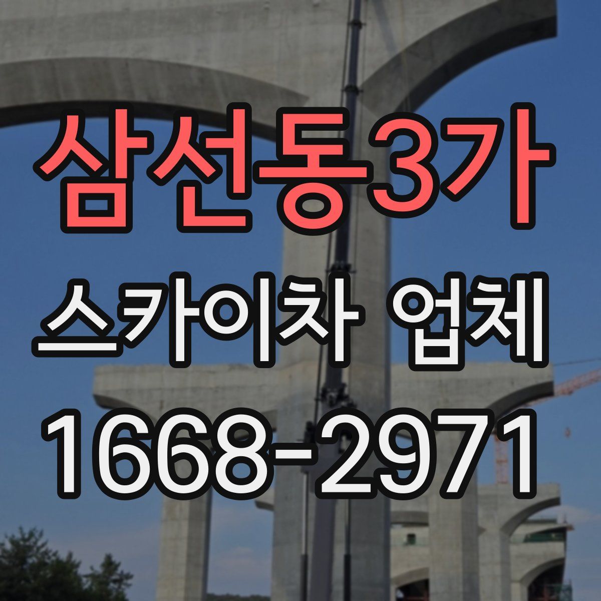 삼선동3가 스카이차 업체
