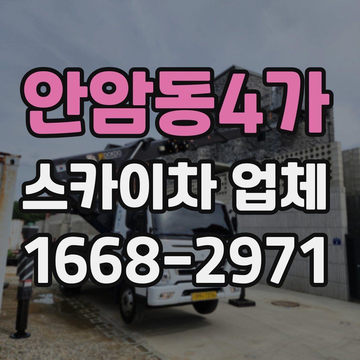 안암동4가 스카이차 업체 추천받기 전에 알아둘 질문
