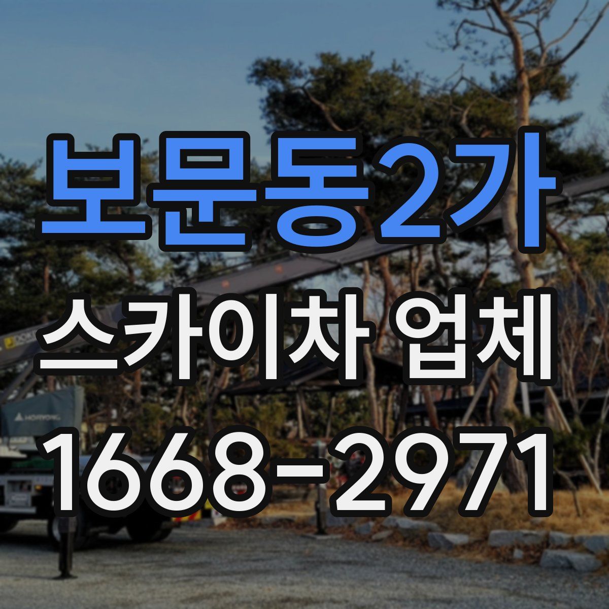 보문동2가 스카이차 업체