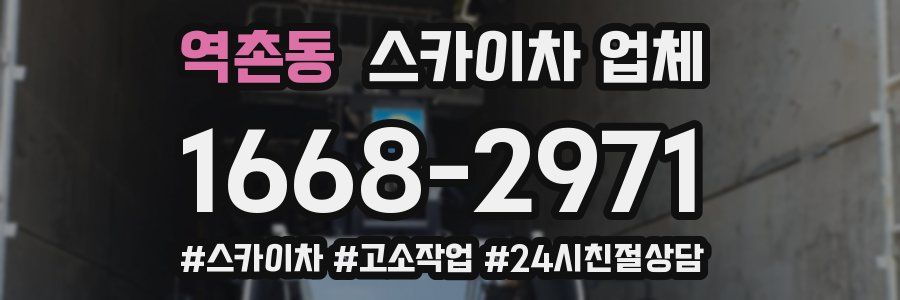 역촌동 스카이차 업체