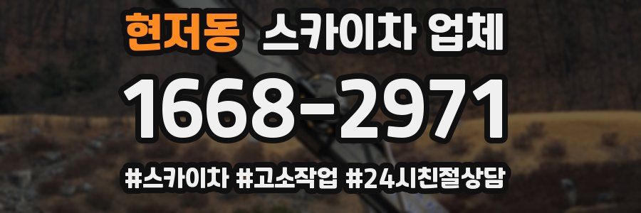 현저동 스카이차 업체