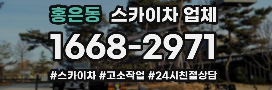 홍은동 스카이차 업체