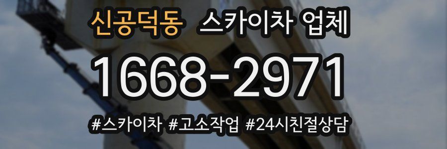 신공덕동 스카이차 업체