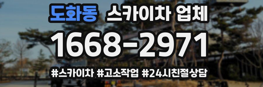 도화동 스카이차 업체