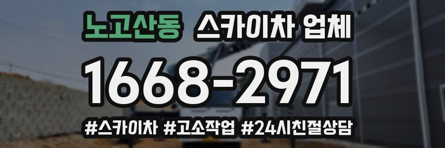 노고산동 스카이차 업체
