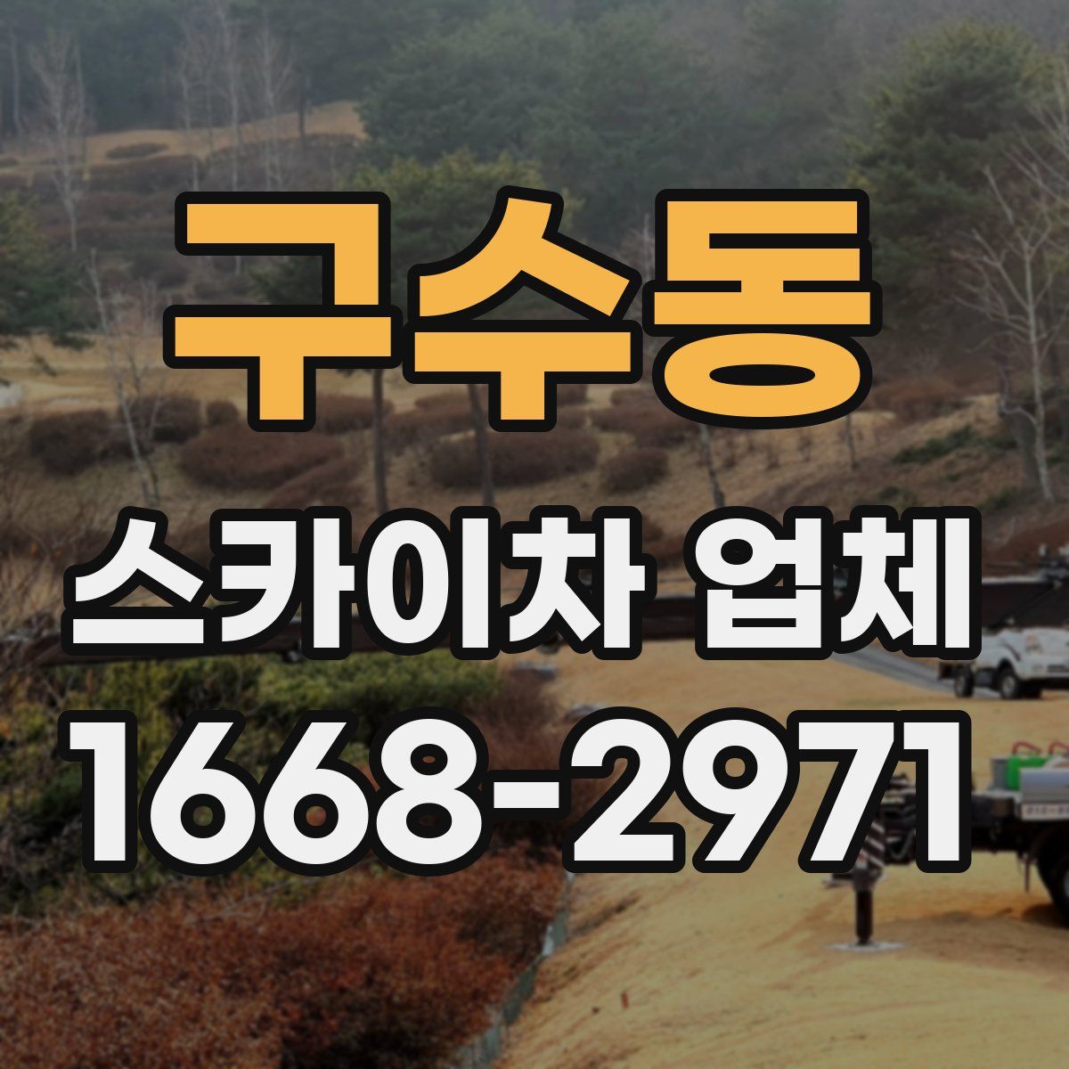 구수동 스카이차 업체
