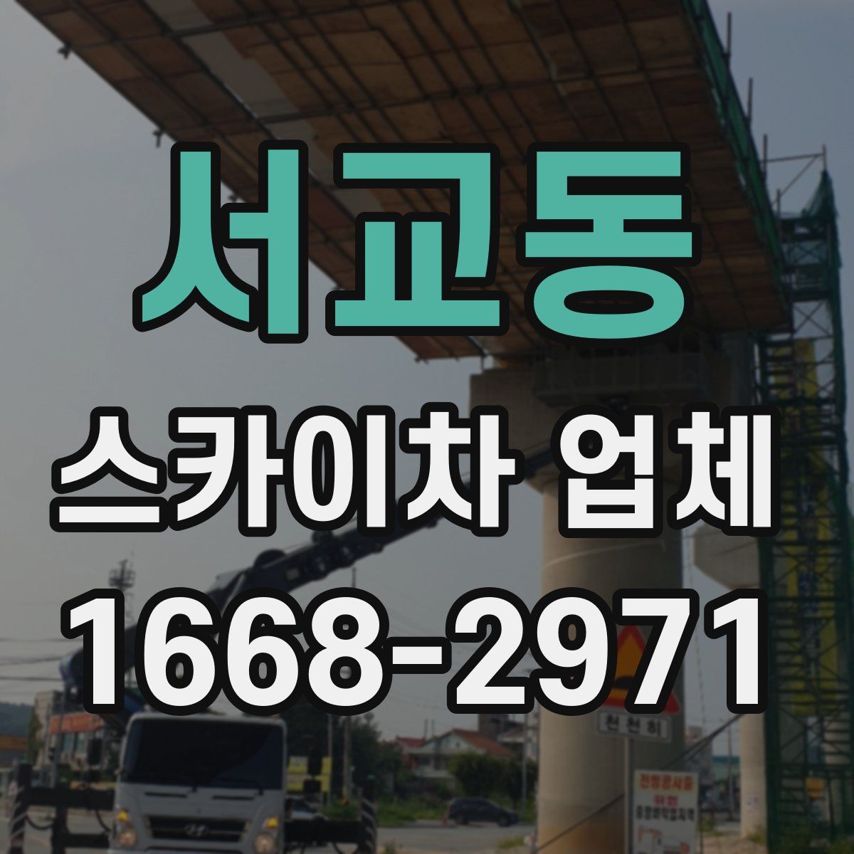 서교동 스카이차 업체