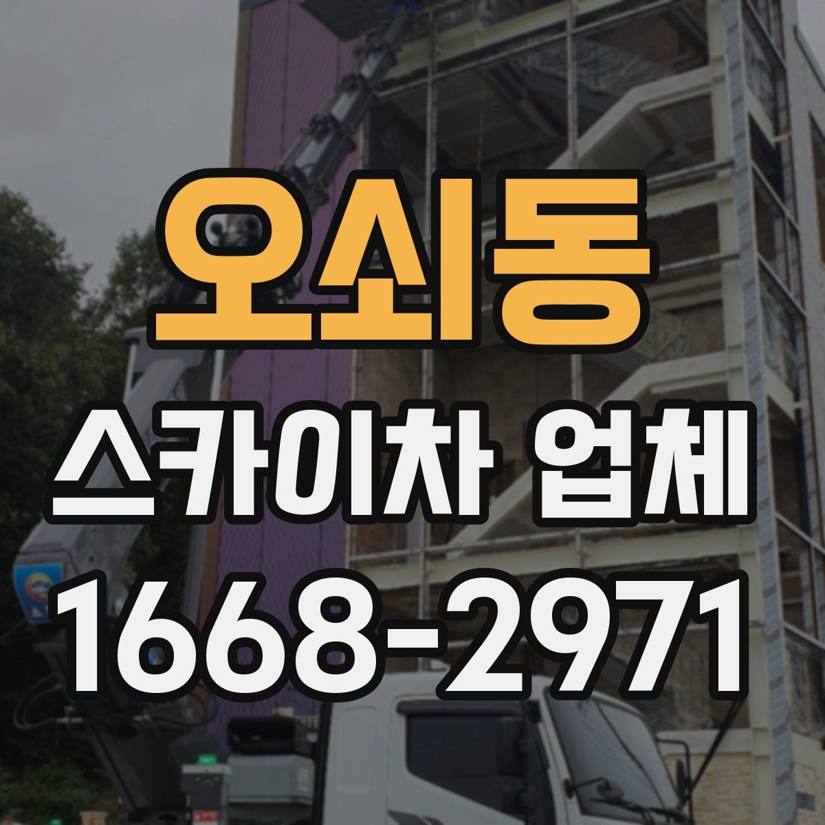 오쇠동 스카이차 업체