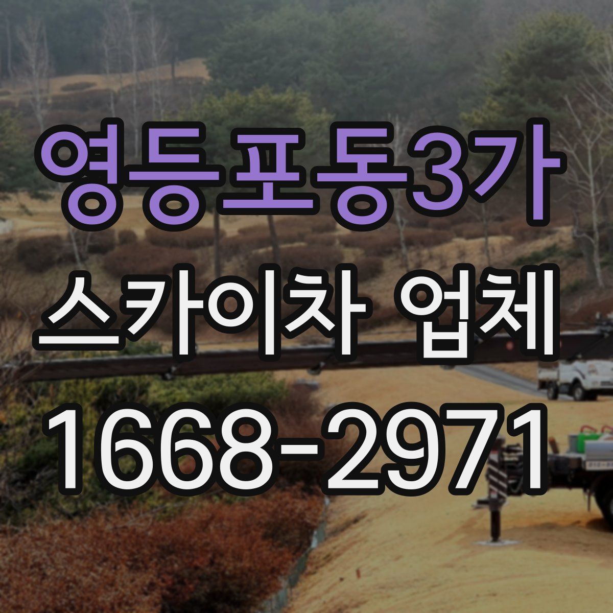 영등포동3가 스카이차 업체
