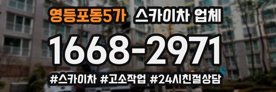 영등포동5가 스카이차 업체