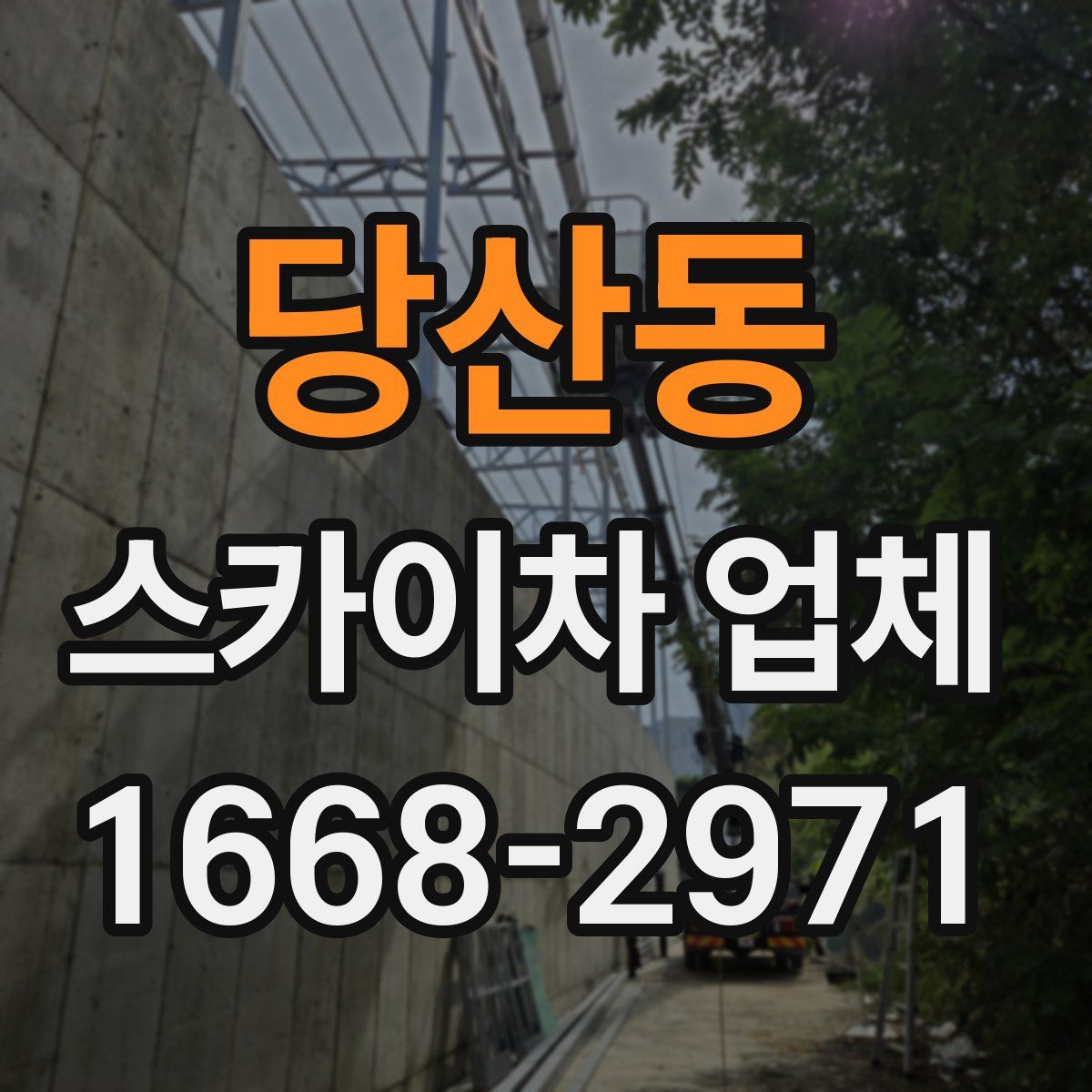 당산동 스카이차 업체