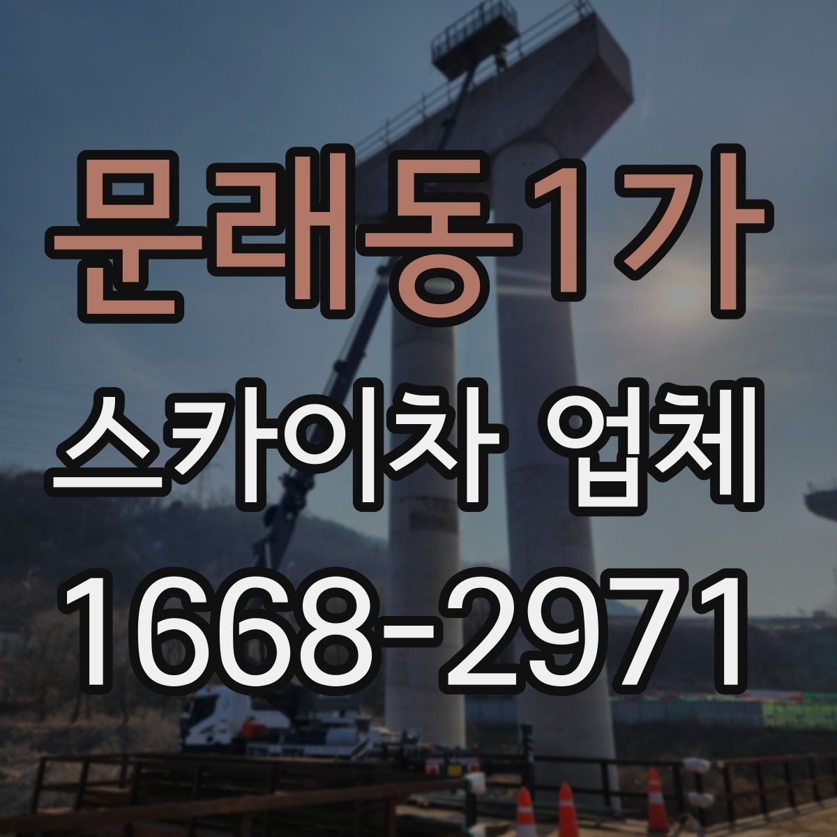 문래동1가 스카이차 업체