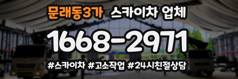 문래동3가 스카이차 업체