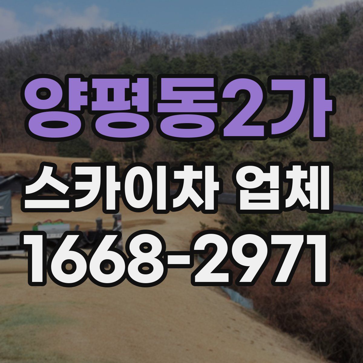 양평동2가 스카이차 업체