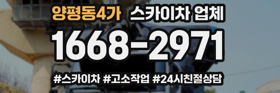 양평동4가 스카이차 업체