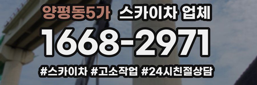 양평동5가 스카이차 업체