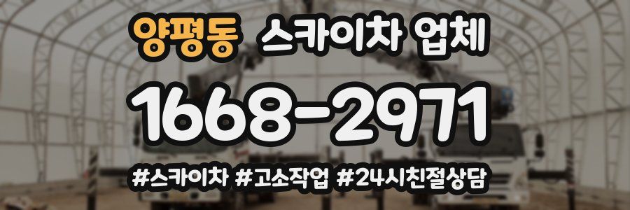 양평동 스카이차 업체