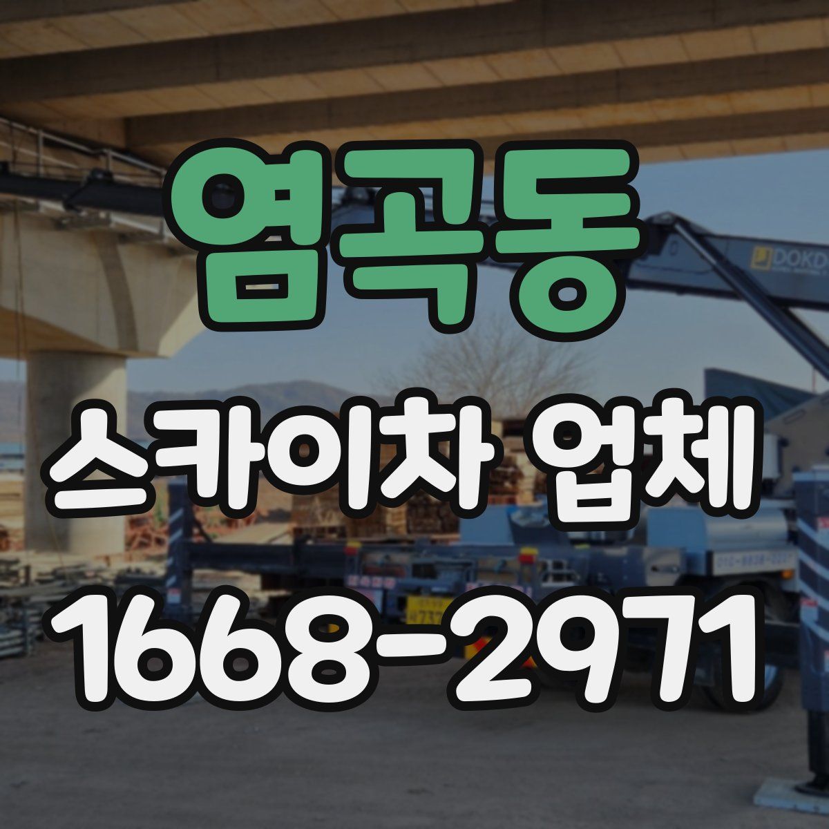 염곡동 스카이차 업체