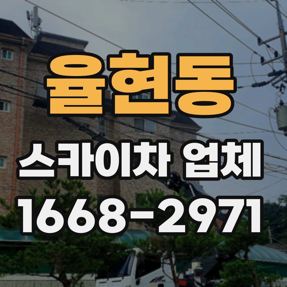 율현동 스카이차 업체