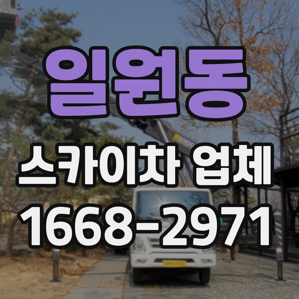 일원동 스카이차 업체
