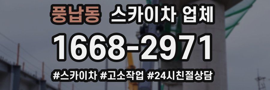 풍납동 스카이차 업체