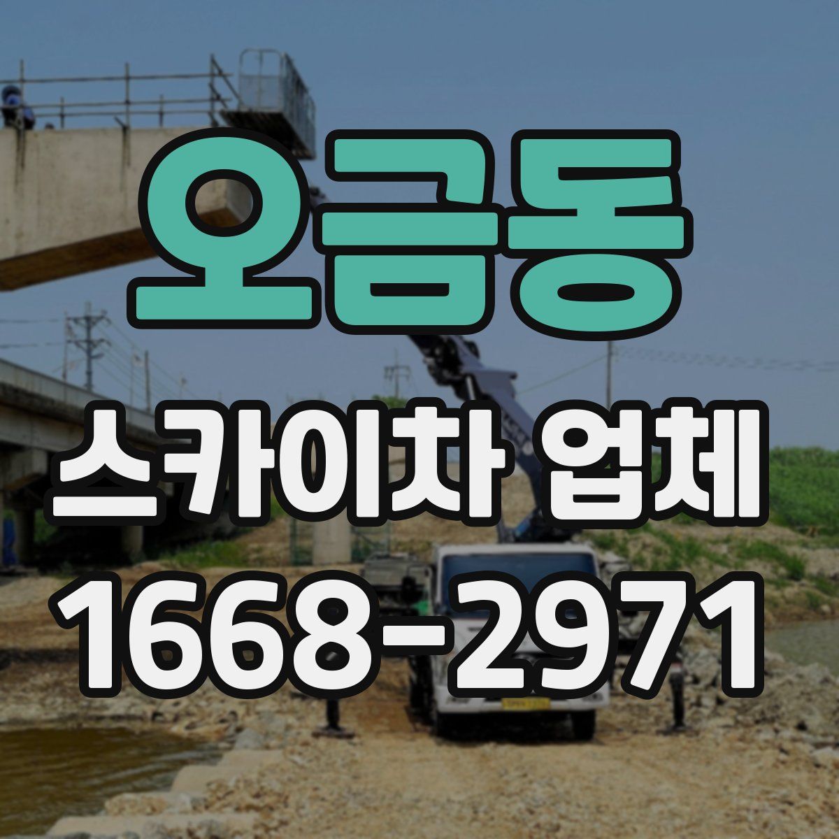 오금동 스카이차 업체