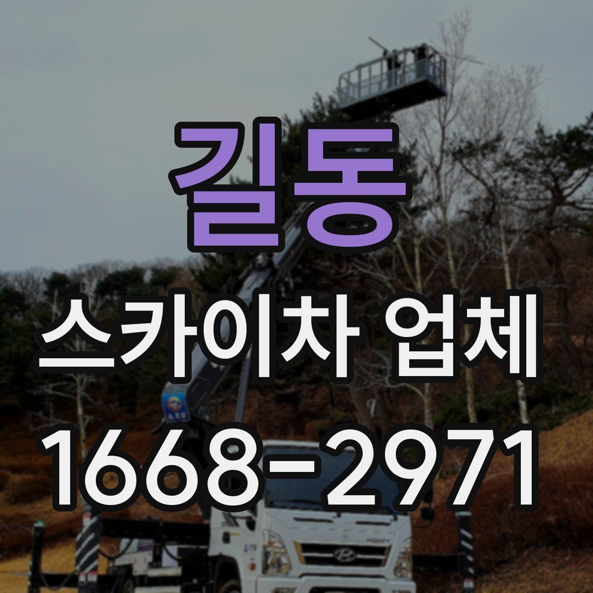 길동 스카이차 업체