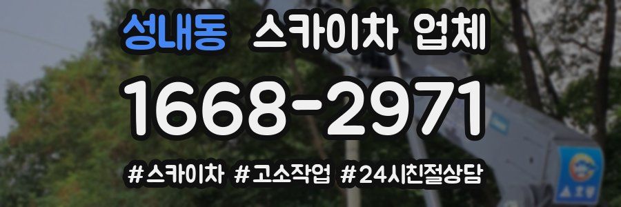 성내동 스카이차 업체