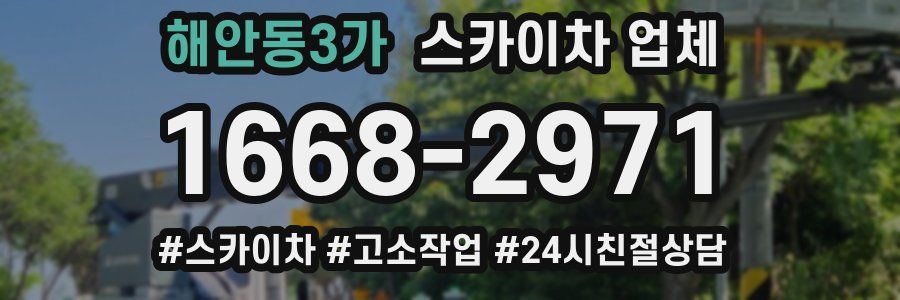 해안동3가 스카이차 업체
