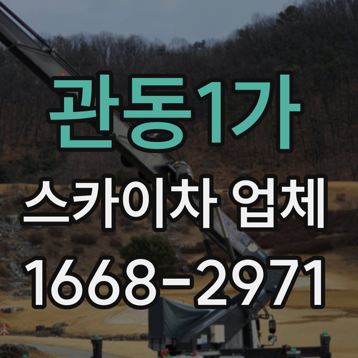 관동1가 스카이차 업체