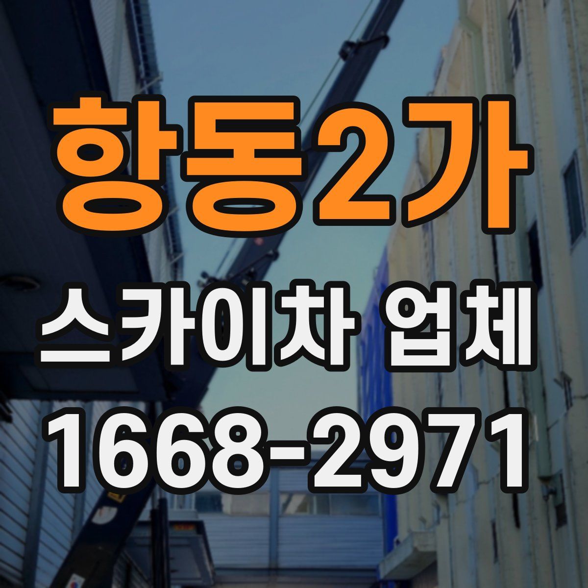 항동2가 스카이차 업체