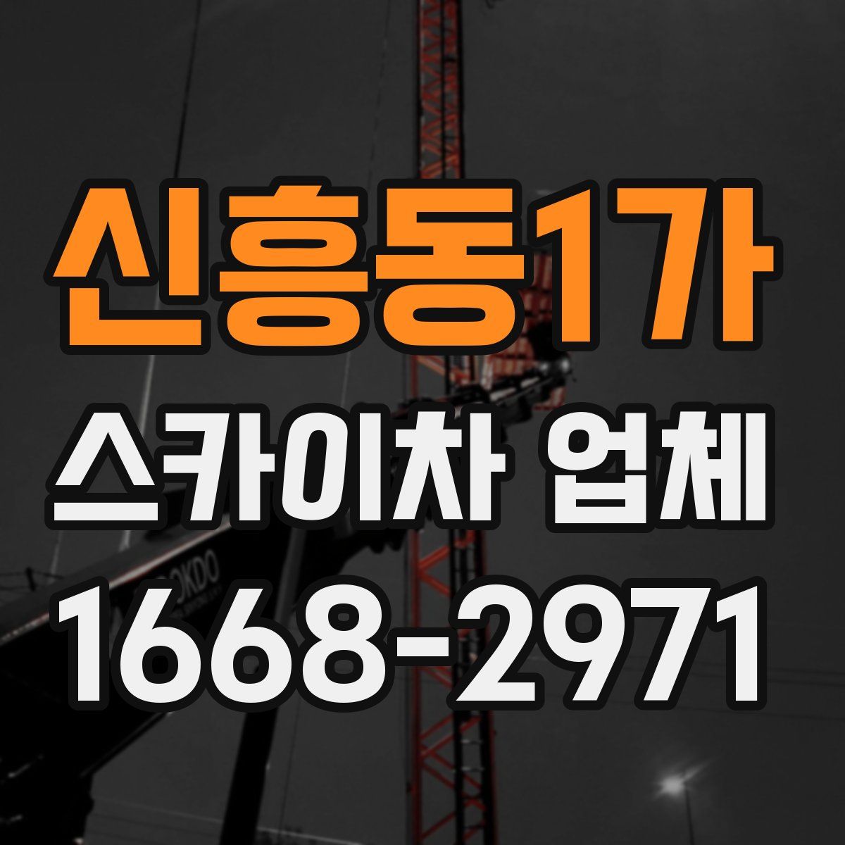 신흥동1가 스카이차 업체