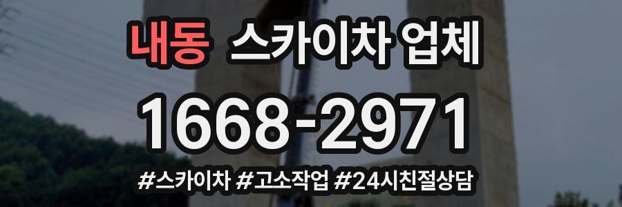 내동 스카이차 업체