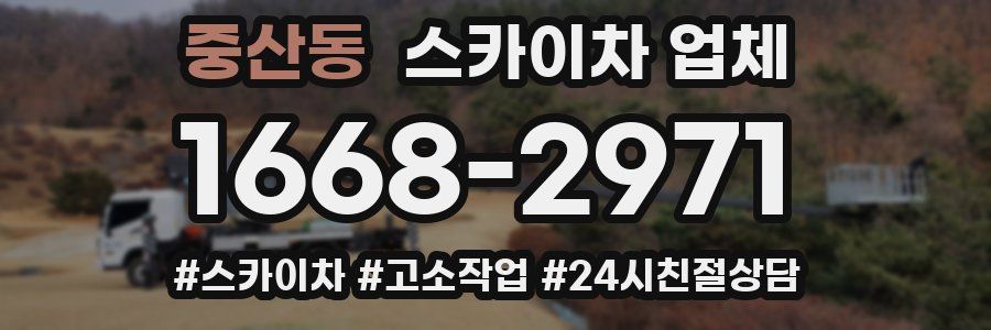 중산동 스카이차 업체