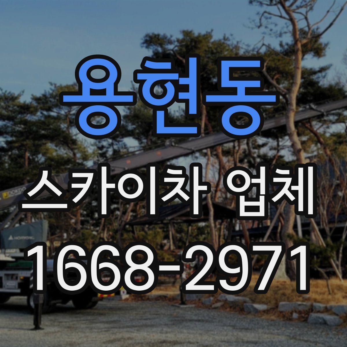 용현동 스카이차 업체