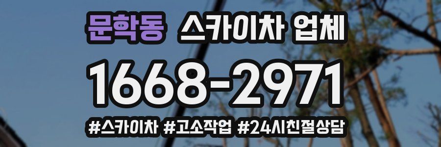 문학동 스카이차 업체