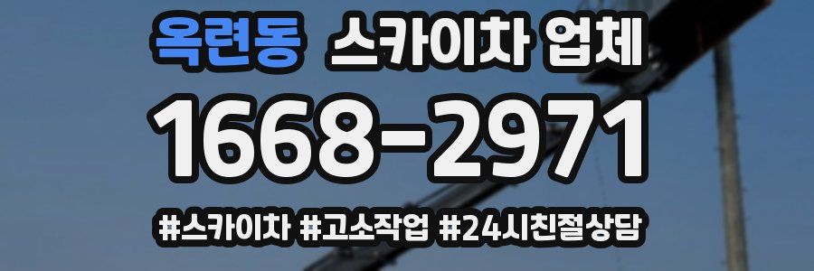 옥련동 스카이차 업체