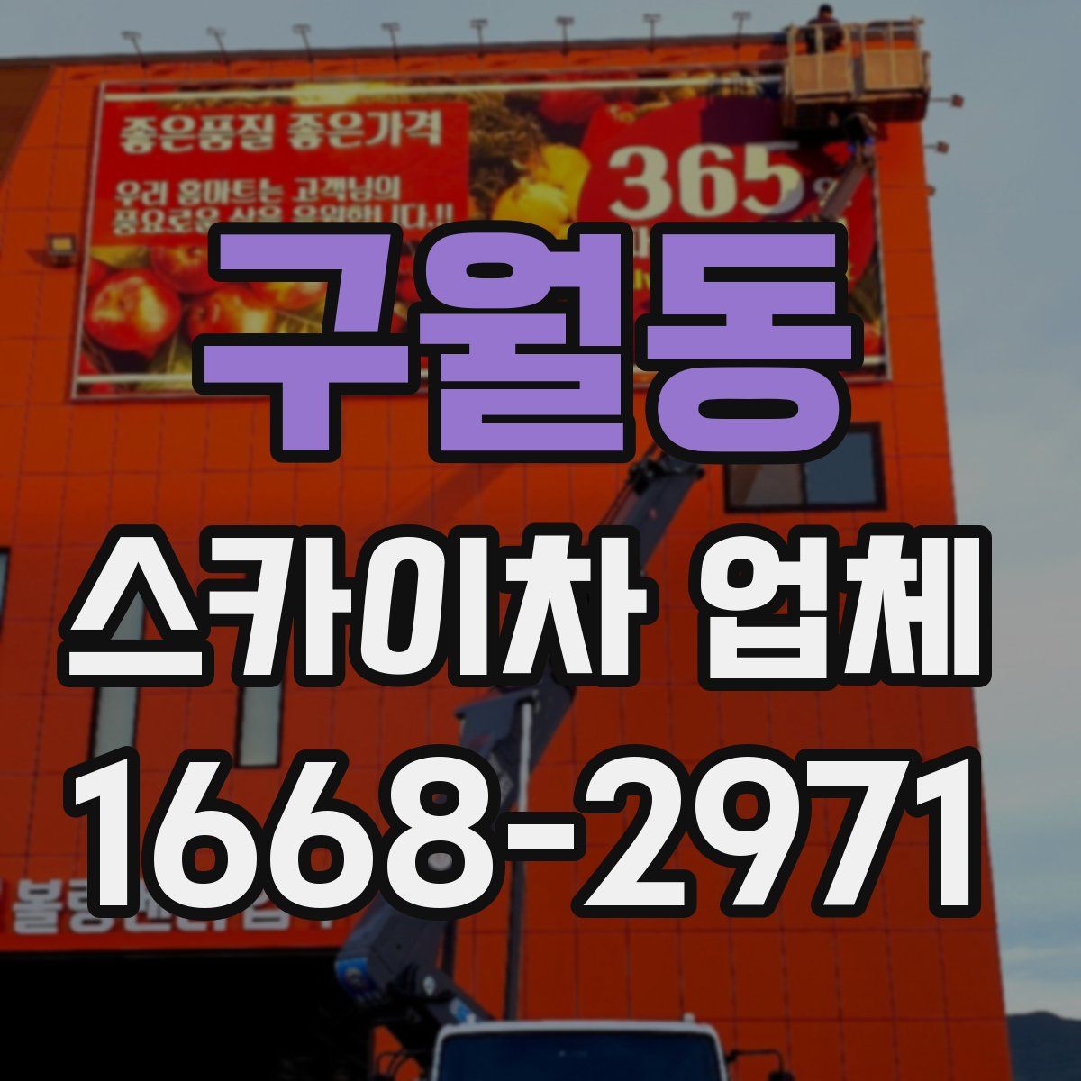 구월동 스카이차 업체