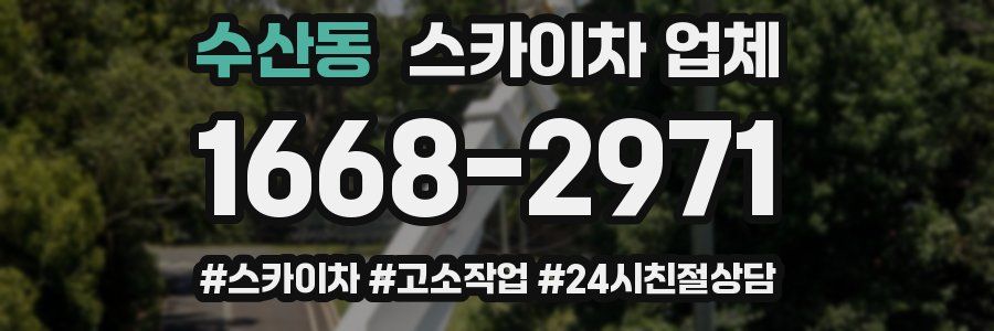 수산동 스카이차 업체
