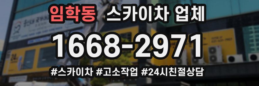 임학동 스카이차 업체