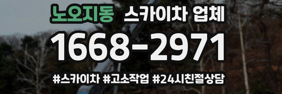 노오지동 스카이차 업체