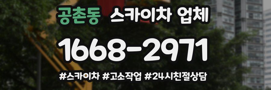 공촌동 스카이차 업체